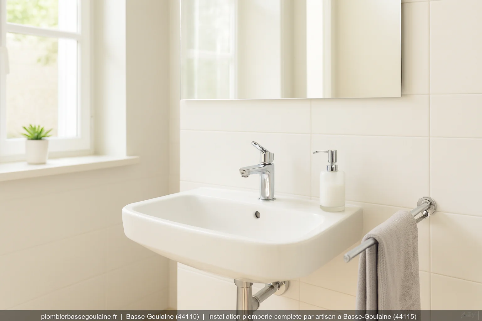Installation plomberie complete par artisan a Basse-Goulaine (44115)