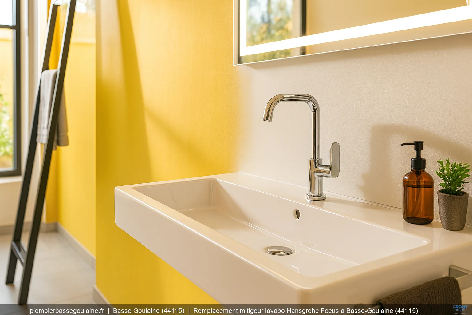 Remplacement mitigeur lavabo Hansgrohe Focus a Basse-Goulaine (44115)